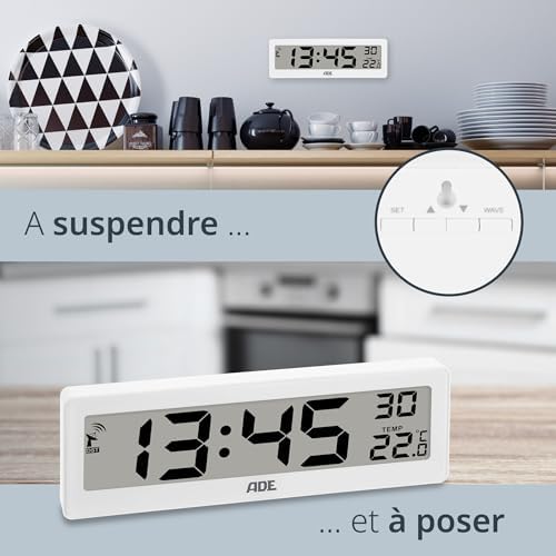 Vue 5 de Ade Horloge Radiopilotee Numerique