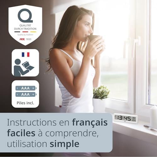 Vue 6 de Ade Horloge Radiopilotee Numerique