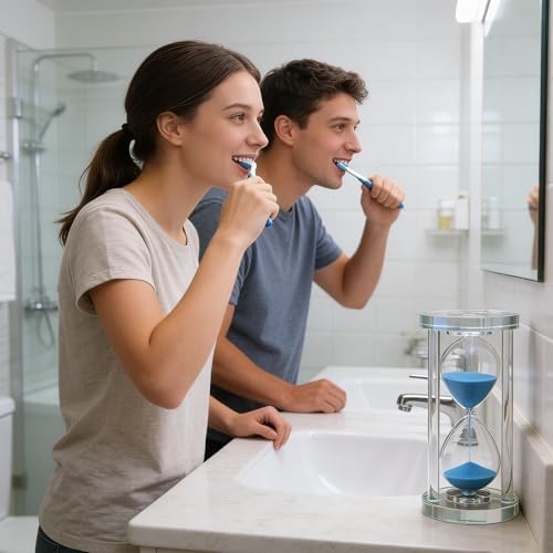 Vue 3 de Sablier Cristal Transparent Sablier