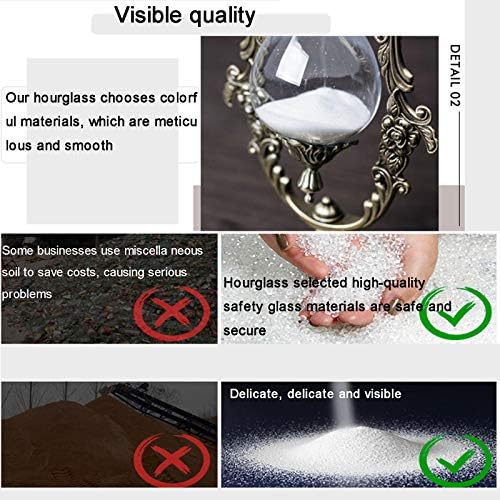 Vue 3 de Sablier Dore En Relief