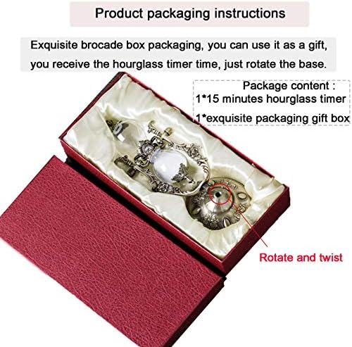 Vue 7 de Sablier Dore En Relief