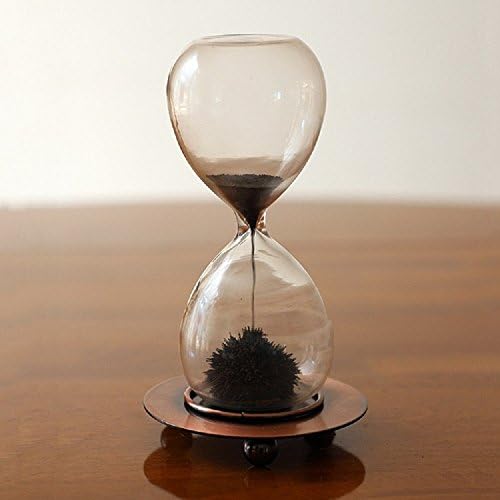 Vue 3 de Sablier Sable Magnetique