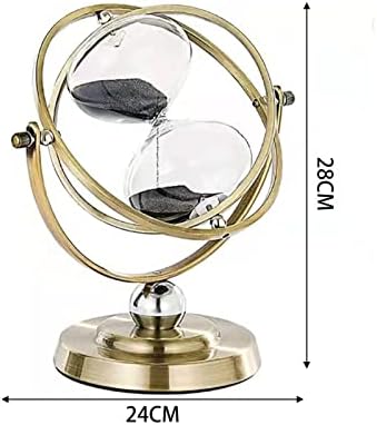 Vue 2 de Sablier Minutes En Laitonminuteur