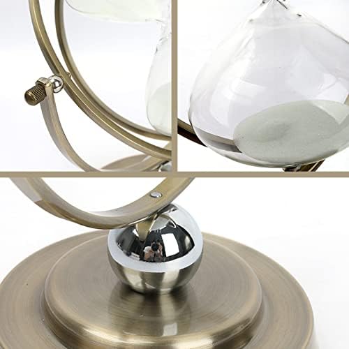 Vue 3 de Sablier Minutes En Laitonminuteur