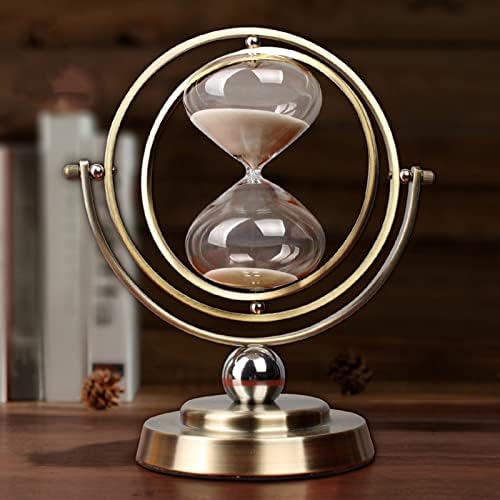 Vue 5 de Sablier Minutes En Laitonminuteur