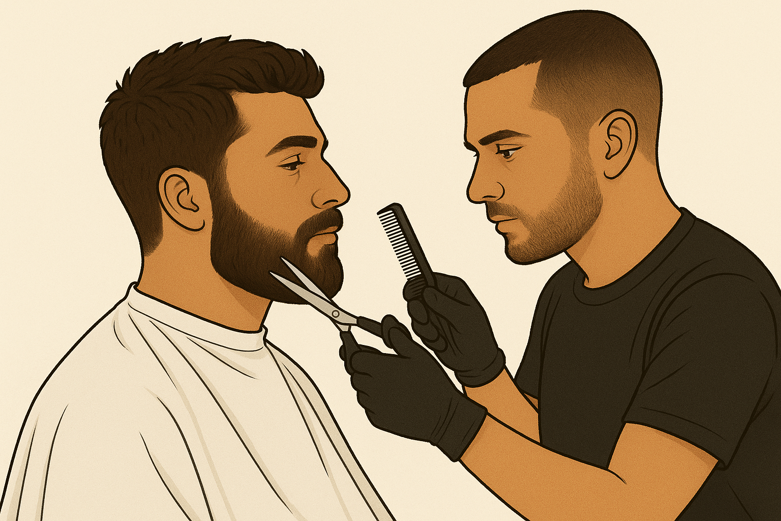 Beard trim & shape up