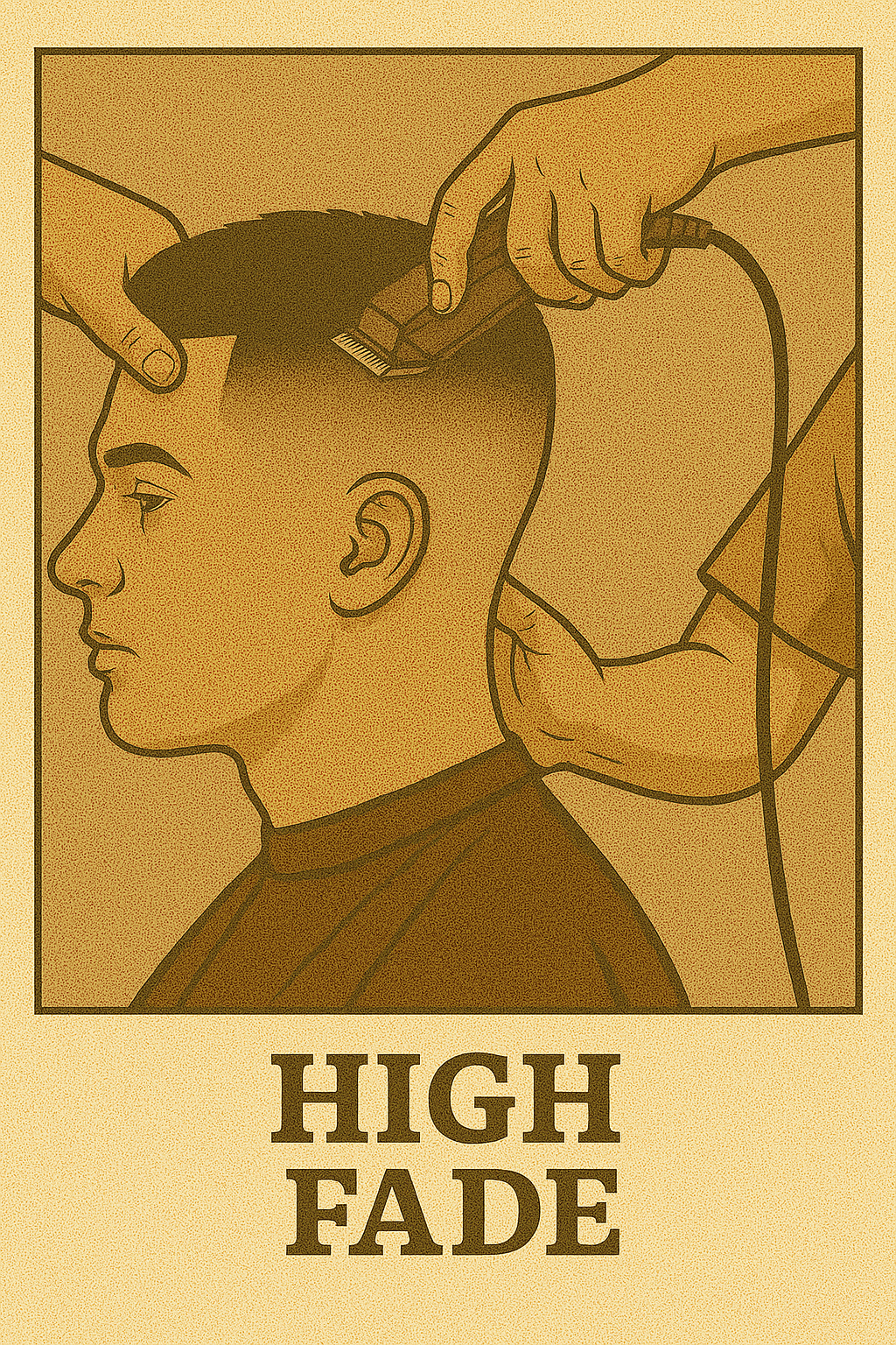 High skin fade