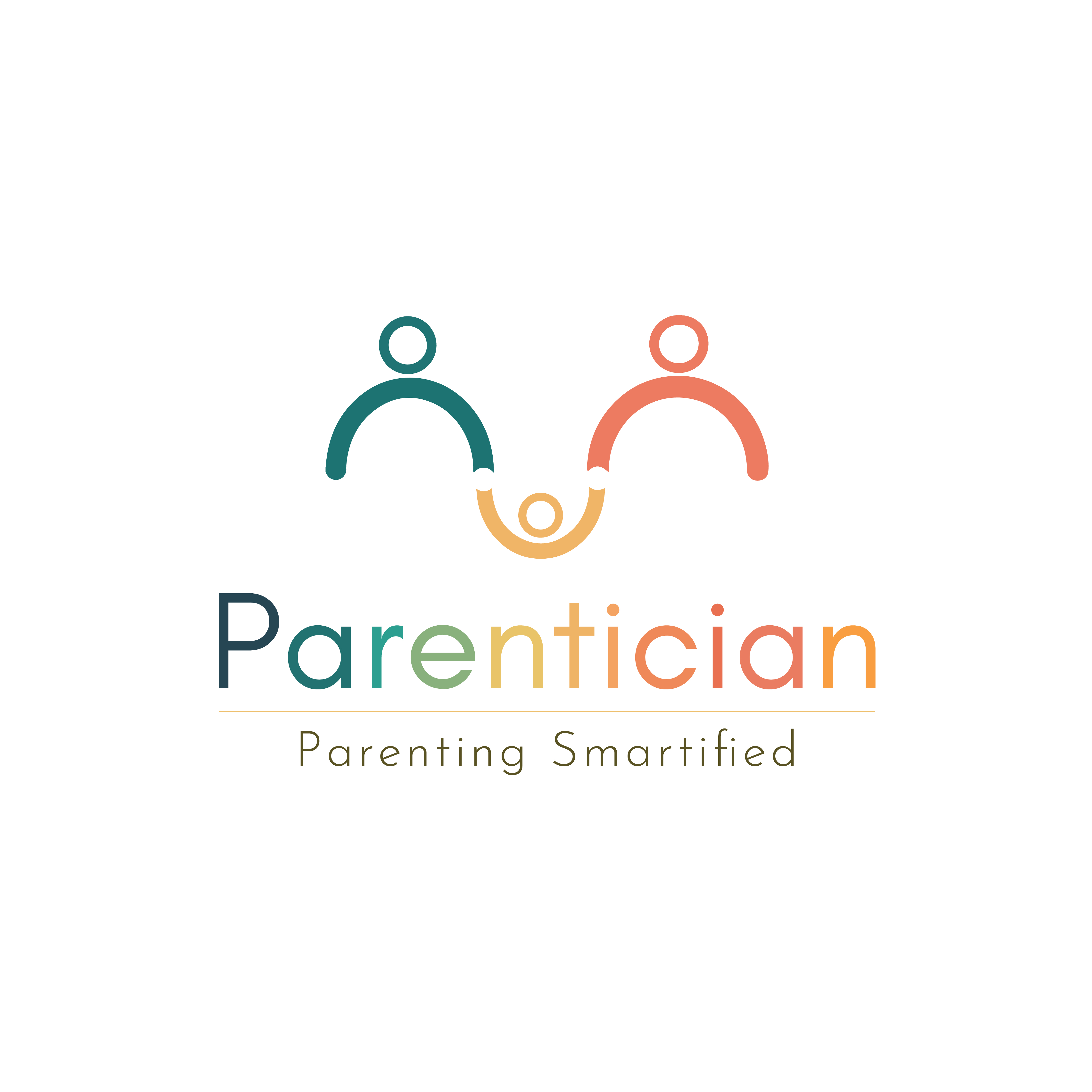 Logo design presentation cover for Parentician