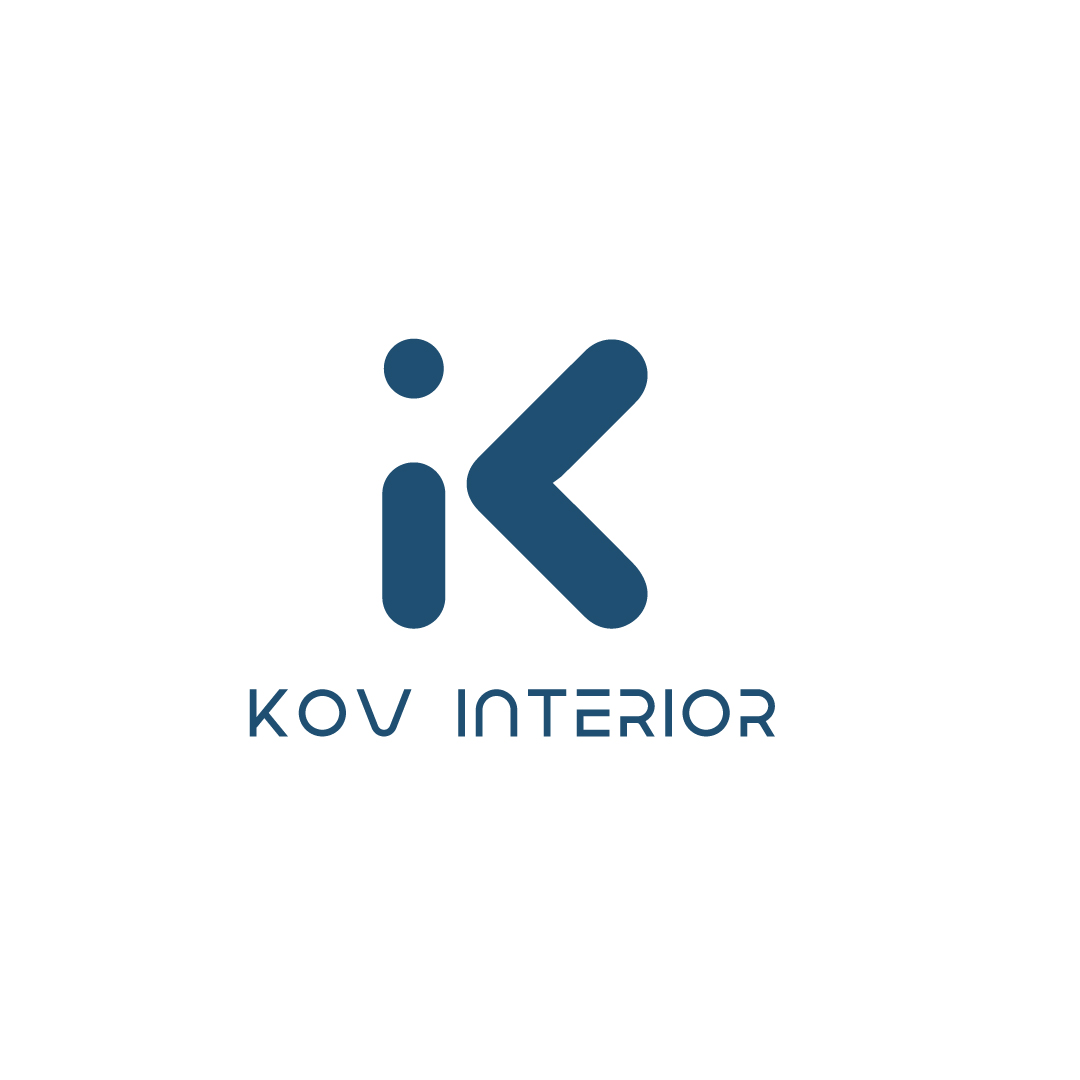Logo design presentation cover for KOV Interior