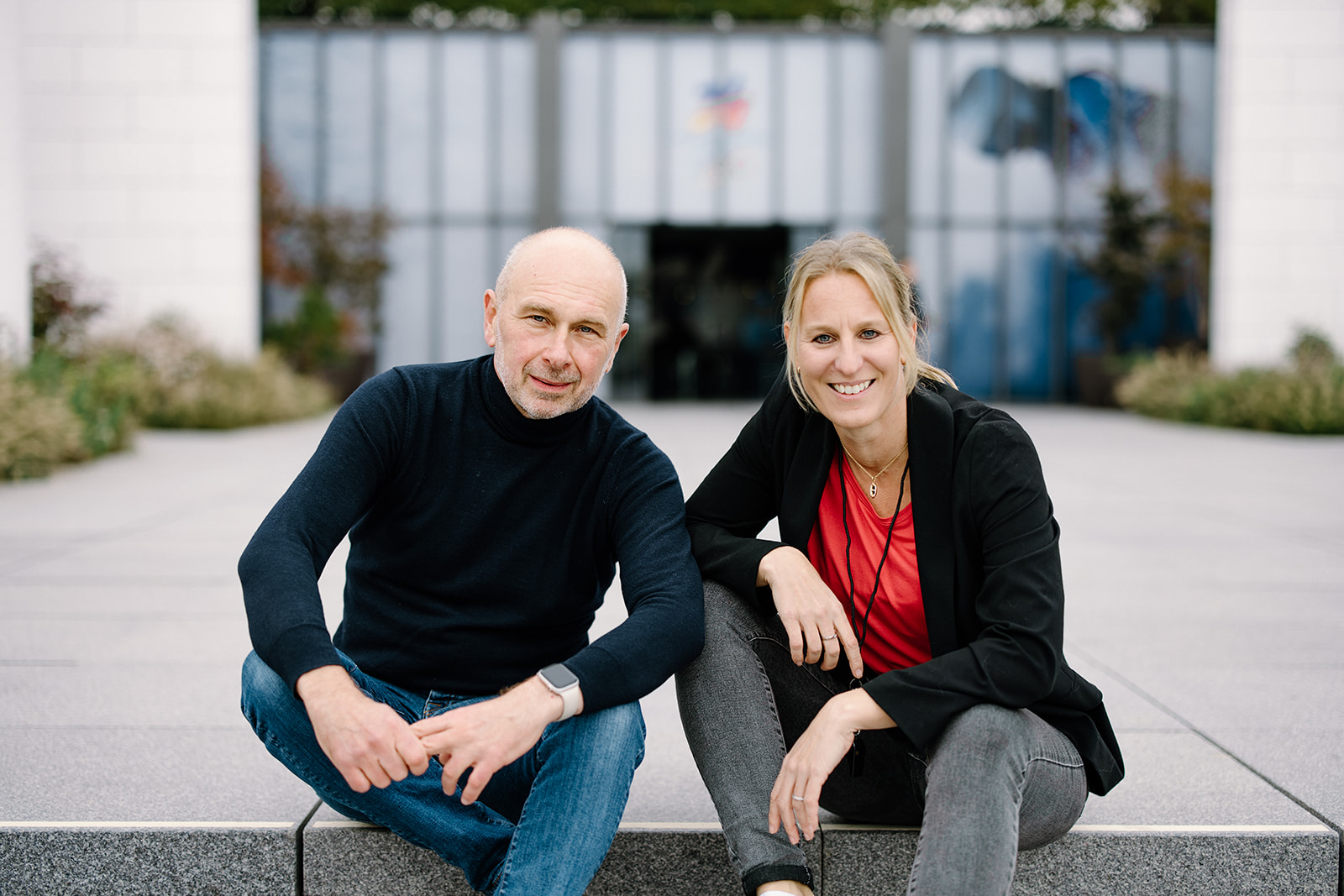 Photo of Eva Blaha, Jacques Demael