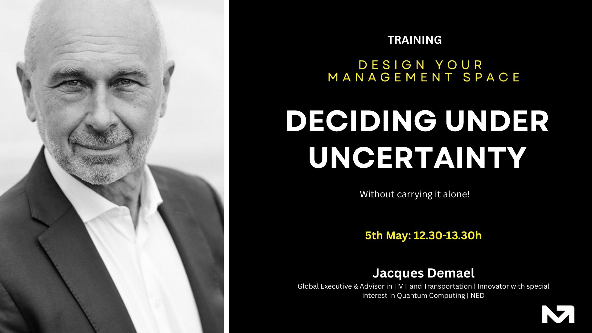 Group Training: Deciding Under Uncertainty Without Carrying It Alone