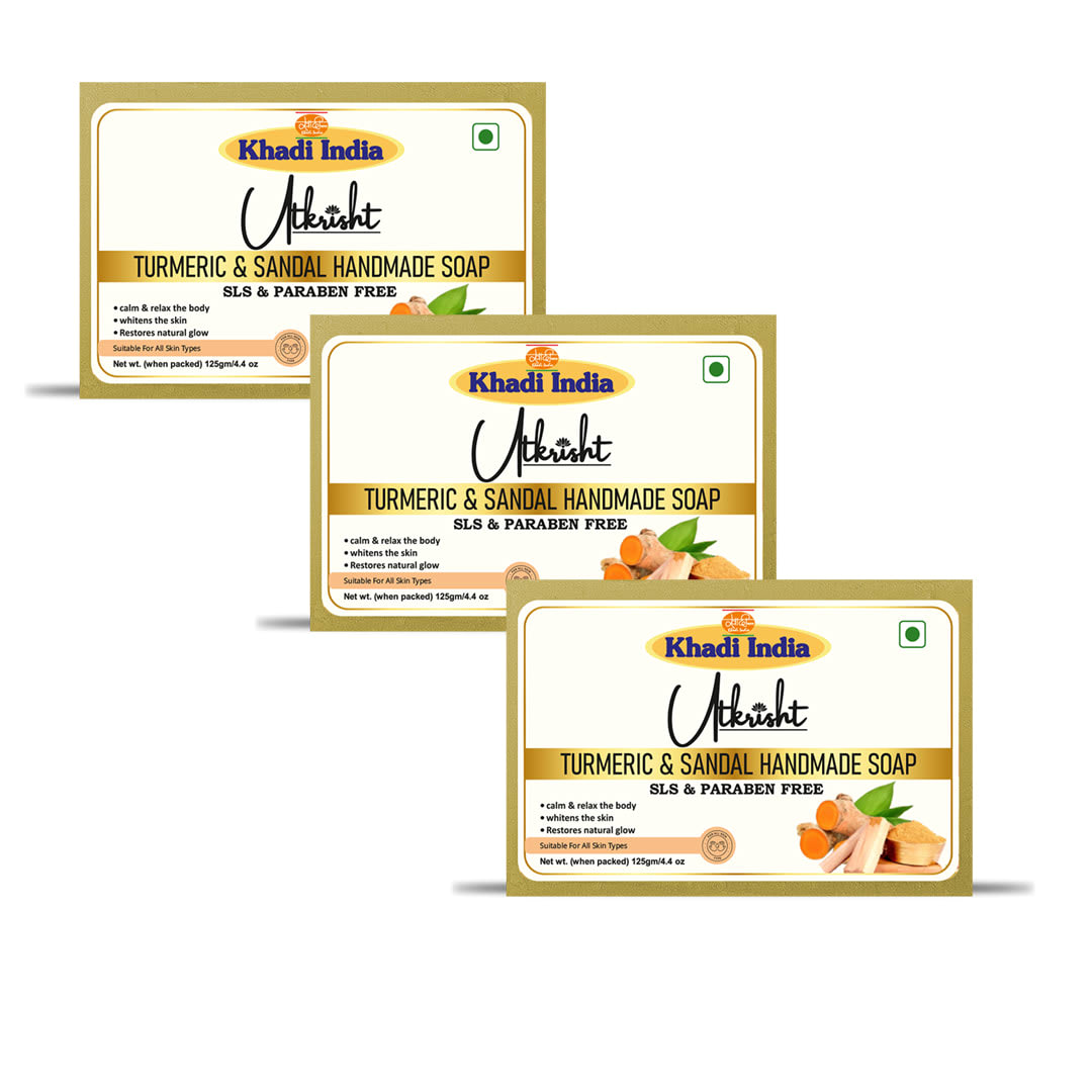 Turmeric & Sandal Handmade Soap