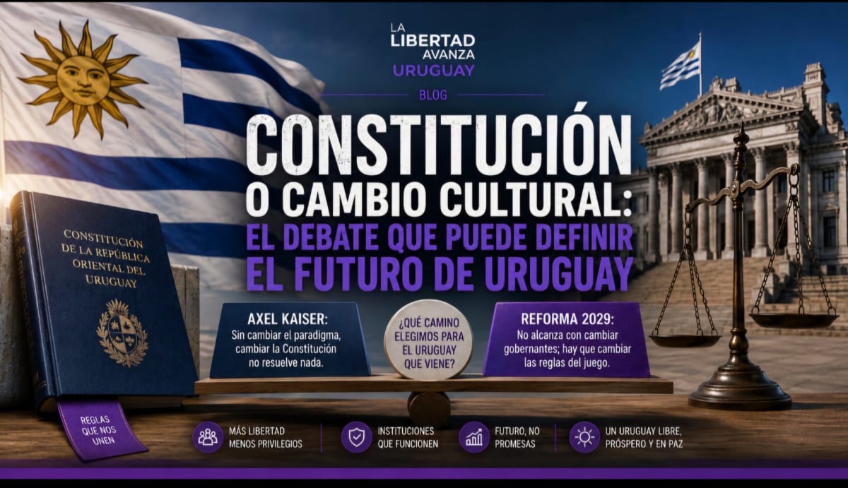 Constitución o cambio cultural: el debate que puede definir el futuro de Uruguay