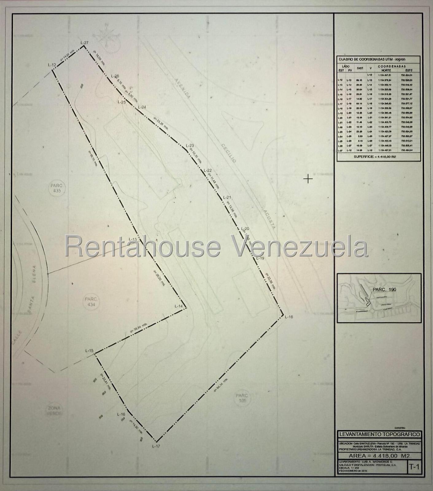Terreno en venta en Caracas (La Trinidad), foto 2 de 12
