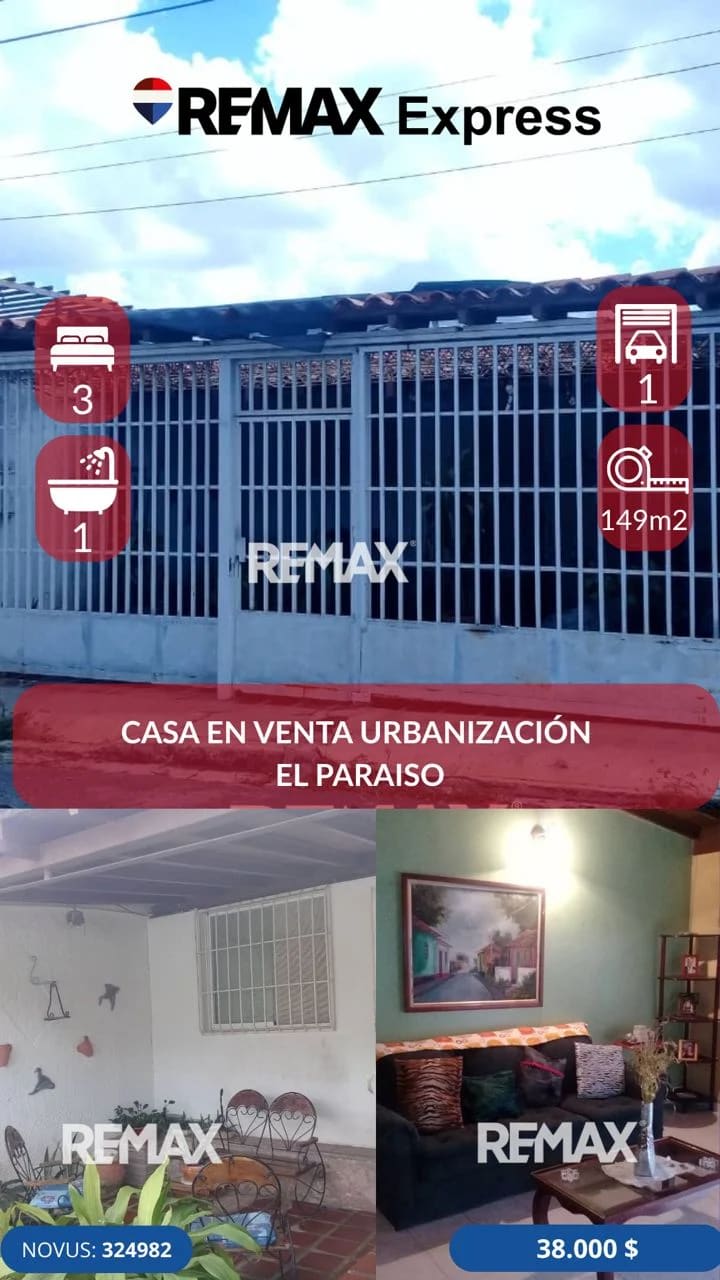 Foto 3 de Casa Urbanización El Paraiso