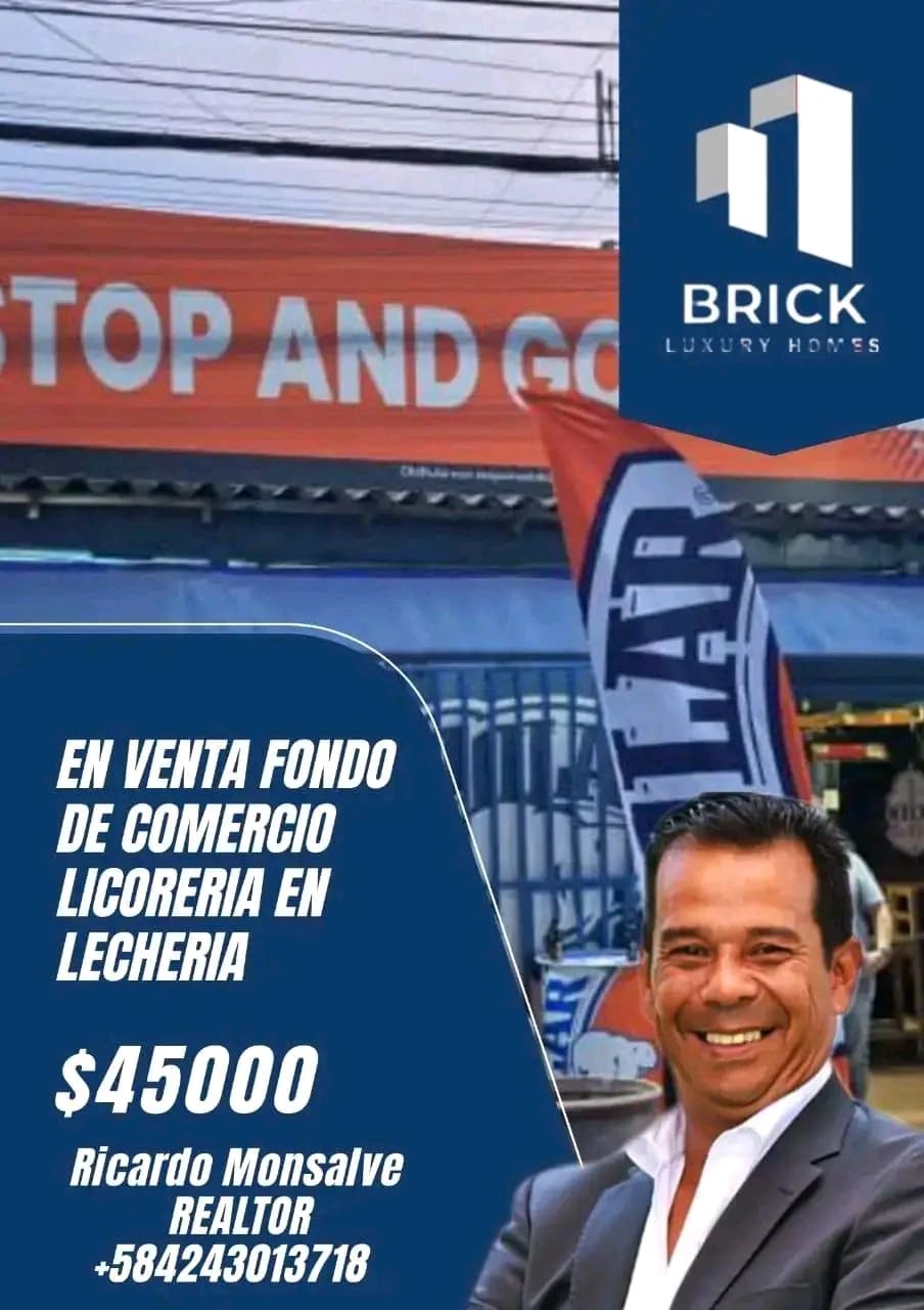 Vendo fondo de comercio de Licorería en Lecheria