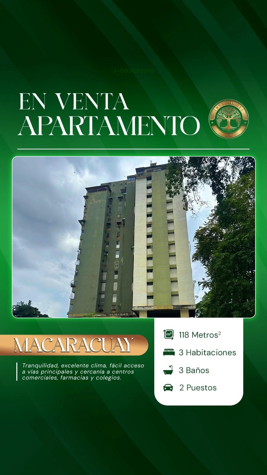 Apartamento en venta en Caracas