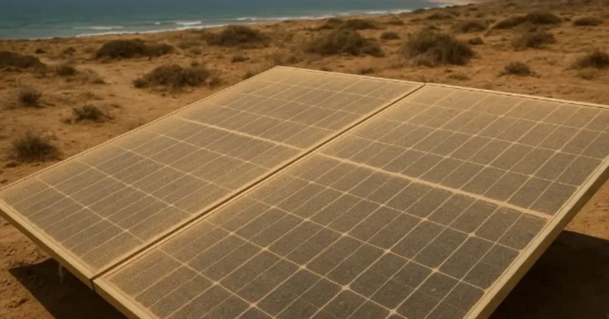 Polvo, sal y humedad: hasta 48% menos de energía solar en zonas costeras áridas. La respuesta de BIS: SolarGuardian Pro con drones y robots de limpieza fotovoltaica