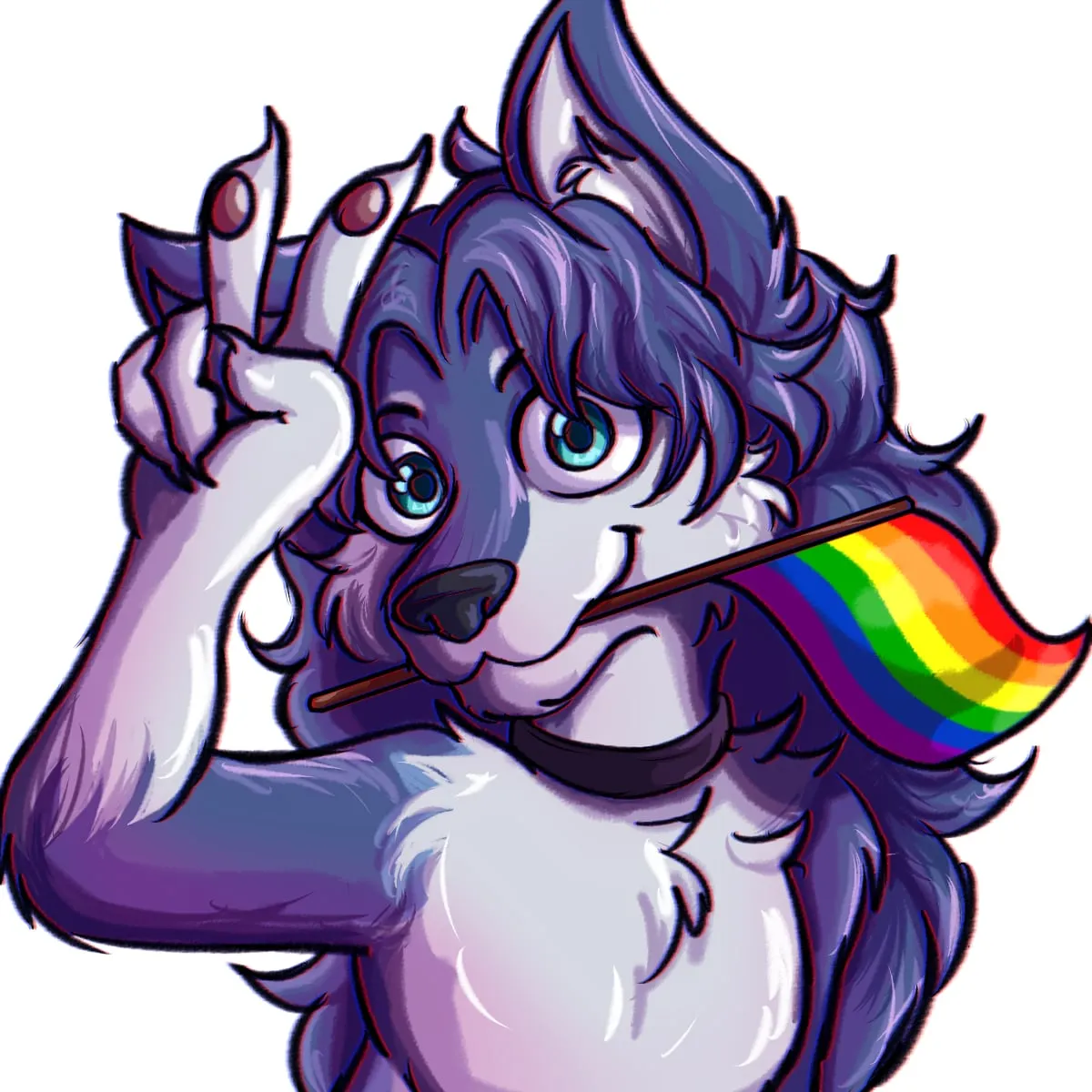 Fursona de Zyros wolf