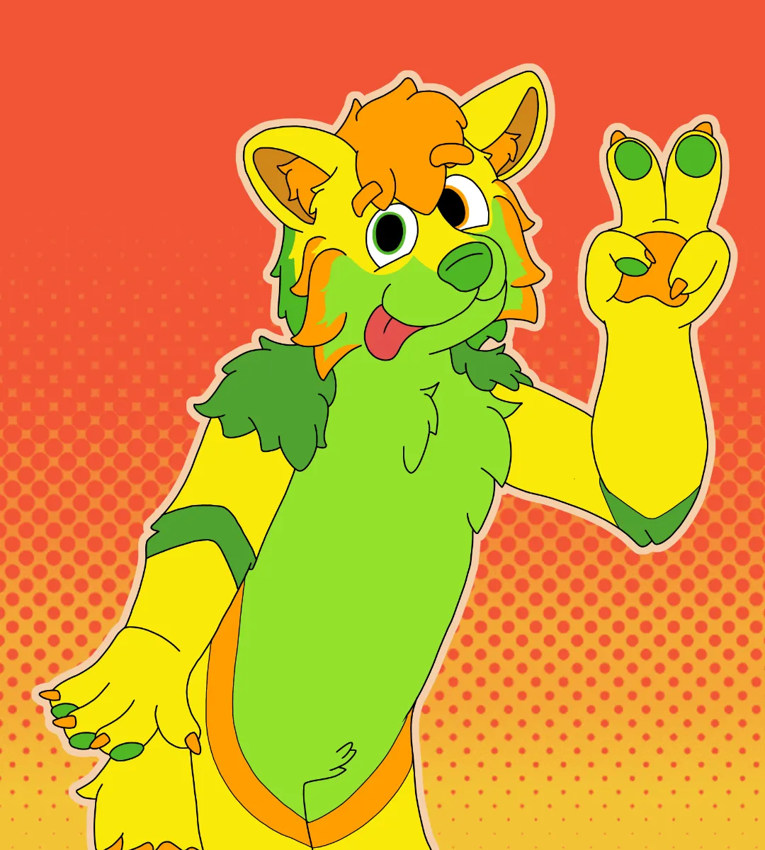 Fursona de Woldeer 🐺🦌