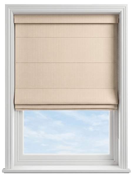 Aker Champagne Dimout Roman Blind