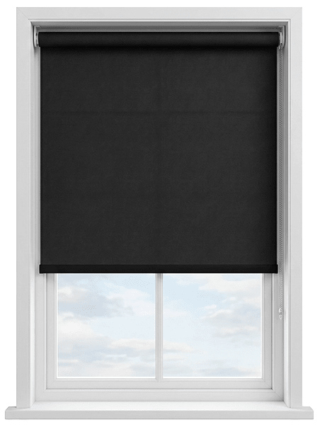 Dorian Black Dimout Roller Blind
