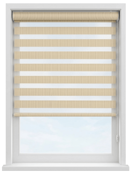 Holm Cream Light Filtering Zebra Blind