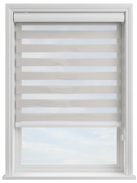 Vitelo Putty Light Filtering Zebra Blind