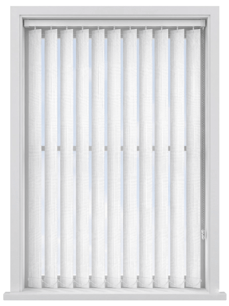 Boras White Dimout Vertical Blind