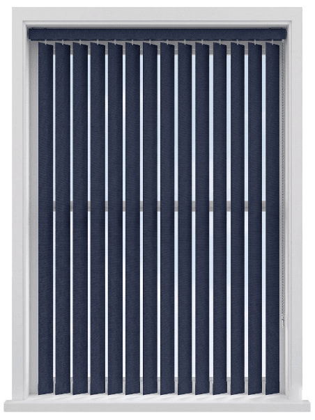 Clemenz Indigo Dimout Vertical Blind