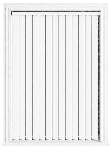 Kotta White Blackout Vertical Blind