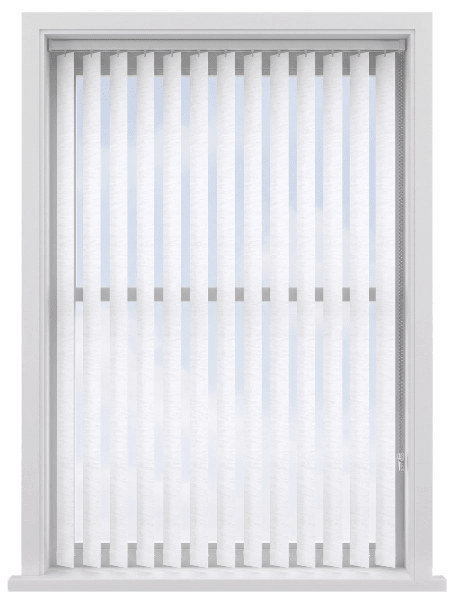 Gothen White Dimout Vertical Blind