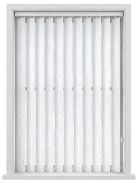 Harran White Dimout Vertical Blind