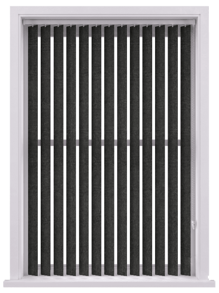 Ribe Noir Dimout Vertical Blind