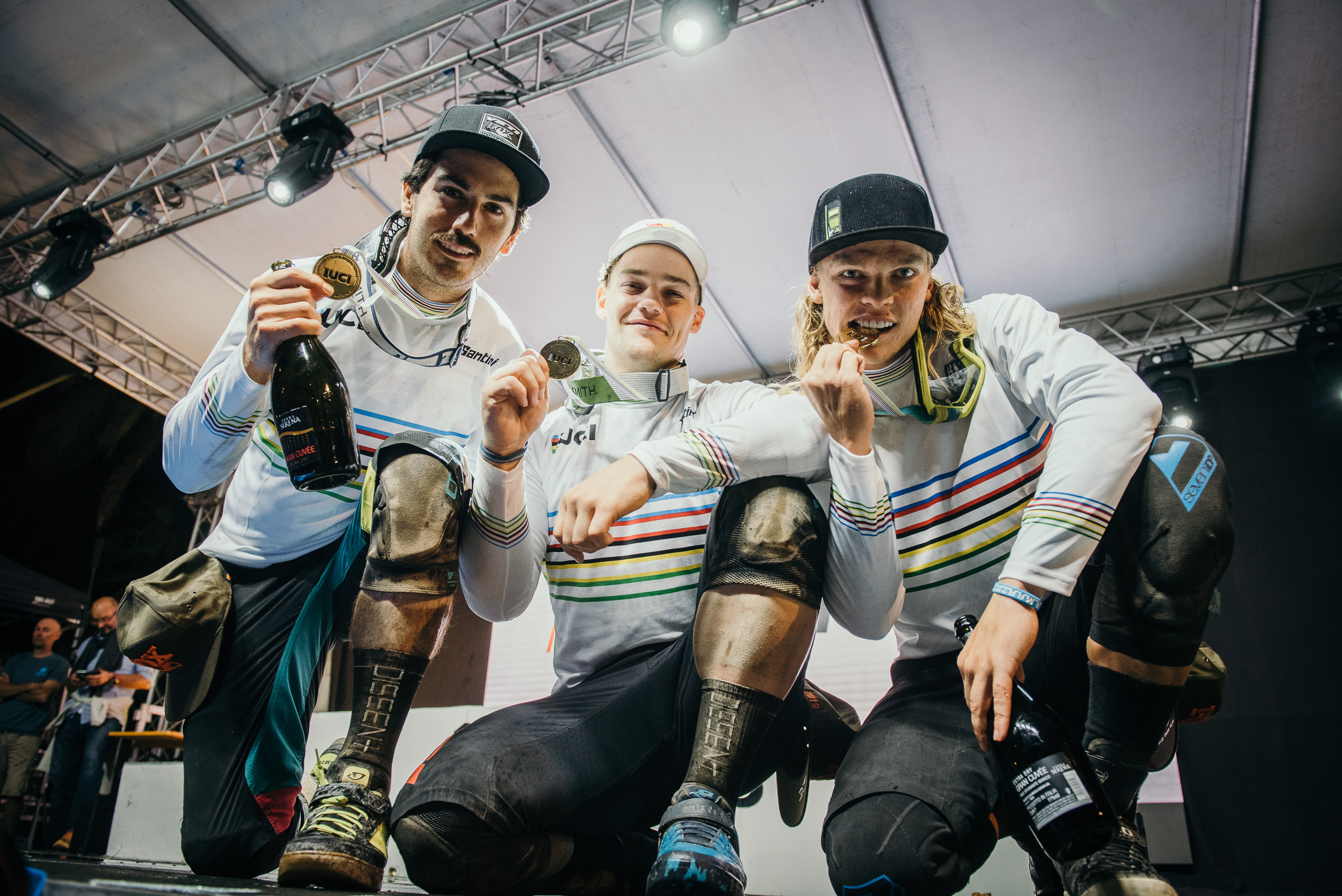 Shawn Neer on the UCI World Championship podium