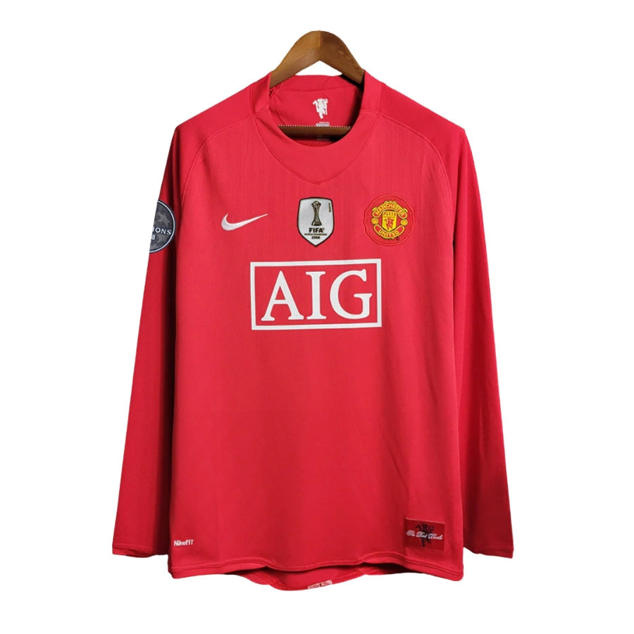 Manchester United Retro 2008/09 Home Long Sleeve