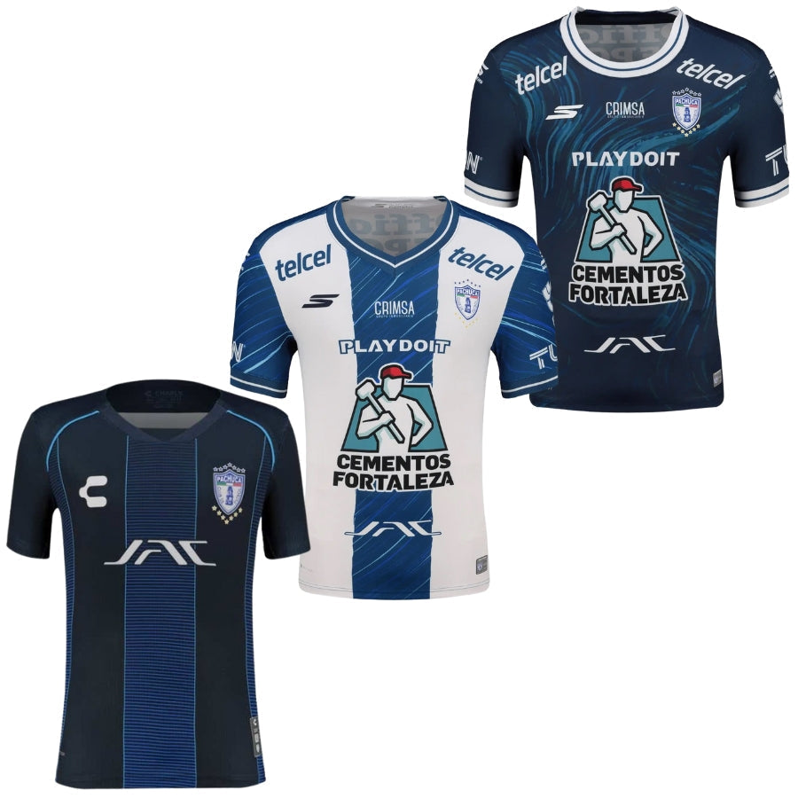 Pachuca Fan Jersey Home, Away y Third 2025/26 – Kit 3 Fan Jersey