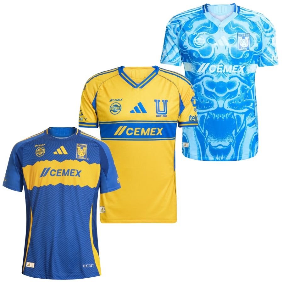 Tigres UANL Fan Jersey Home, Away y Third 2025/26 – Kit 3 Fan Jersey