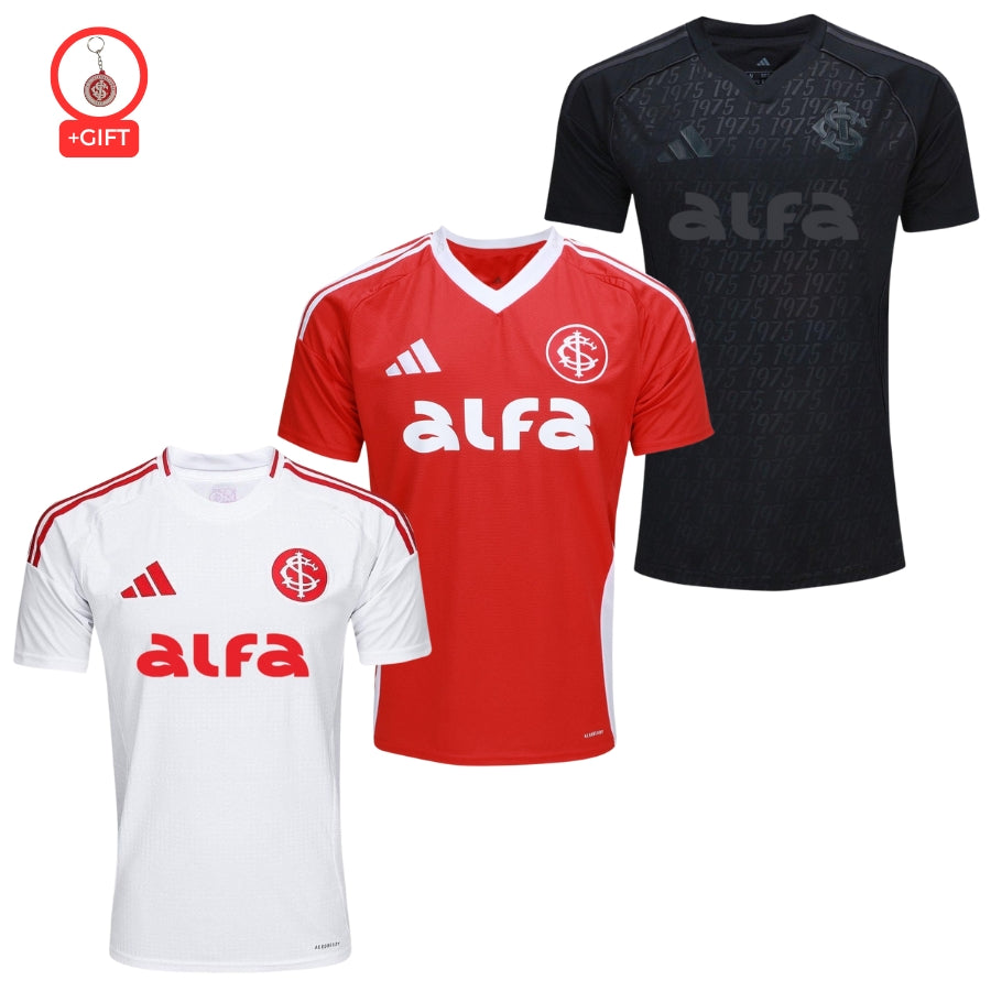 Internacional Fan Jersey Home, Away e Third 2025/26 – Kit 3 Fan Jersey