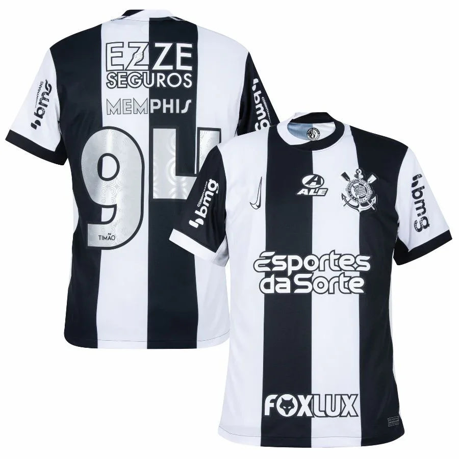 Corinthians Memphis 94 Third Fan Jersey 2024/25 Full Sponsor (Official Printing)