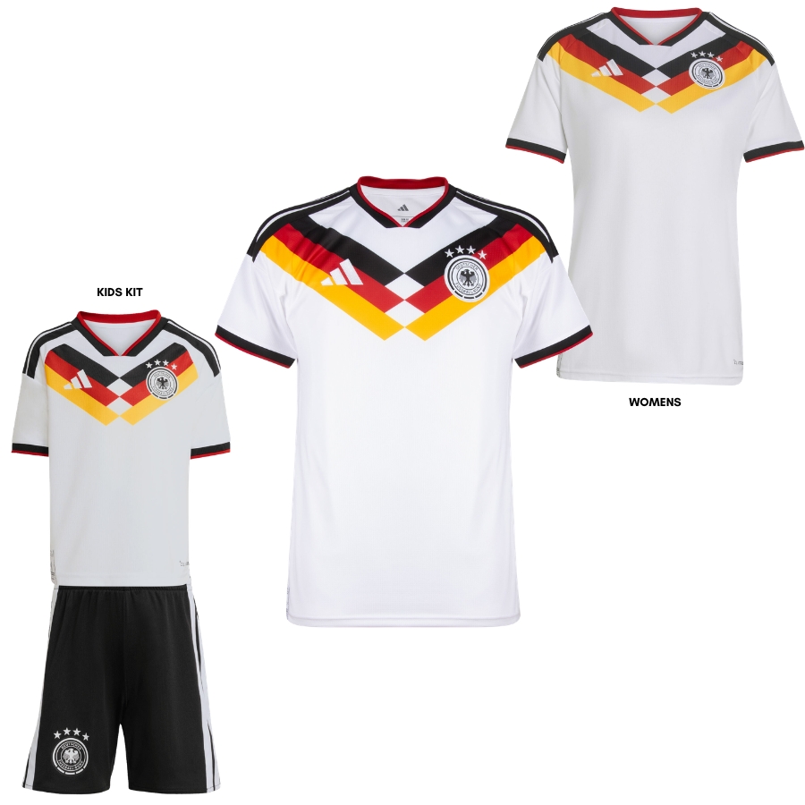 3 Jersey Family Bundle Germany Man, Women’s and Kits kit