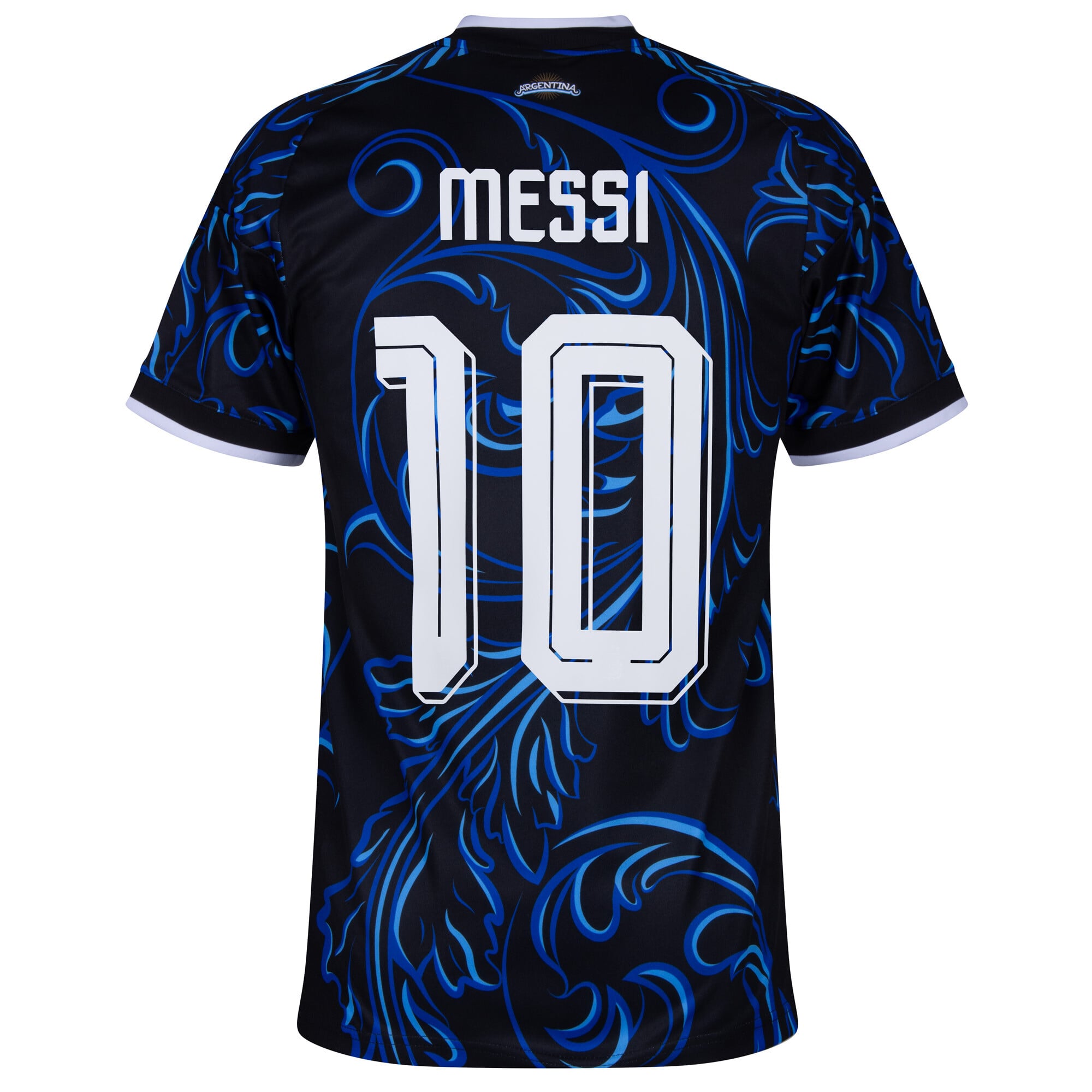 Argentina Away Fan Jersey Messi 10 Shirt 2026-2027 (Official Printing) 5