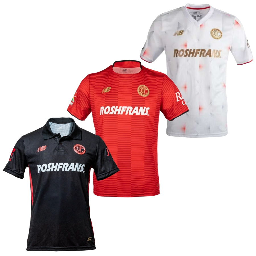 Deportivo Toluca Fan Jersey Home, Away y Third 2025/26 – Kit 3 Fan Jersey