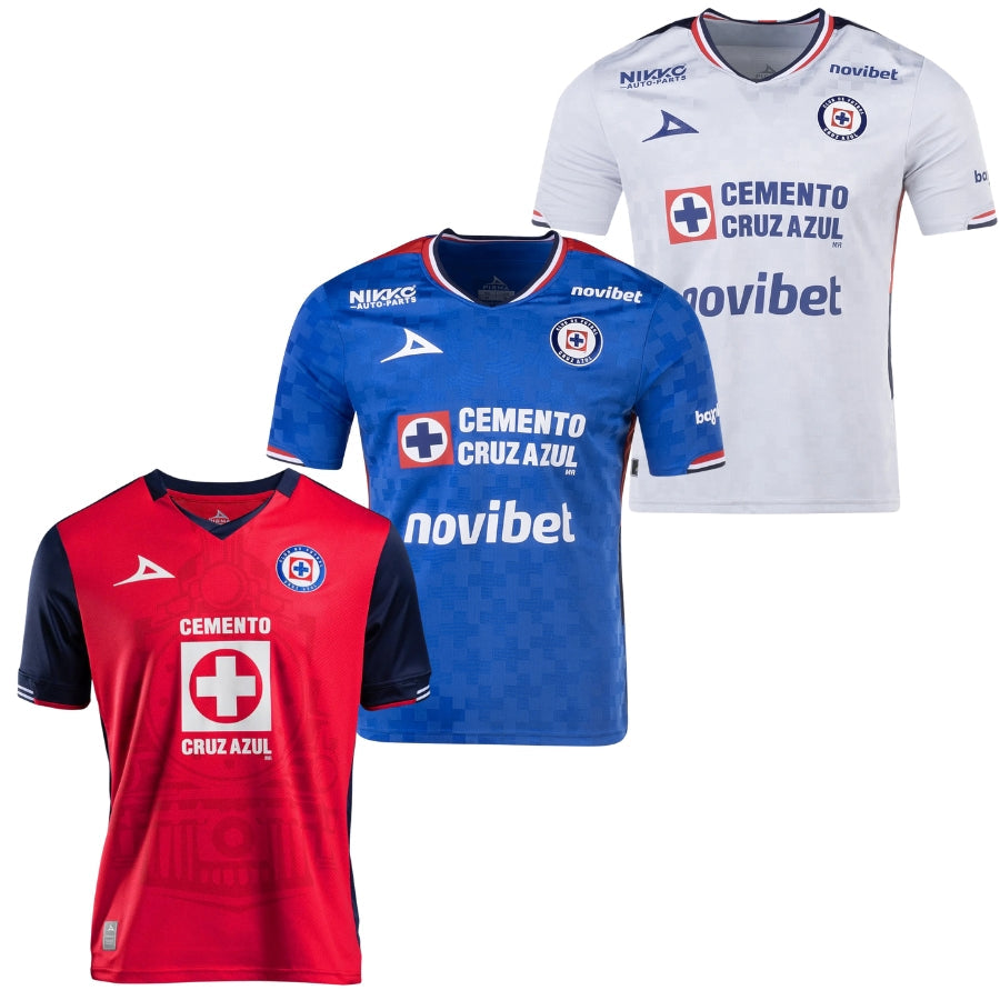 Cruz Azul Fan Jersey Home, Away y Third 2025/26 – Kit 3 Fan Jersey