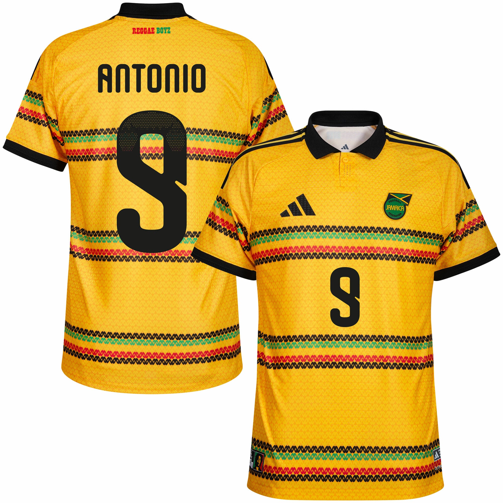 Jamaica Home Antonio 9 Fan Jersey World Cup 2026
