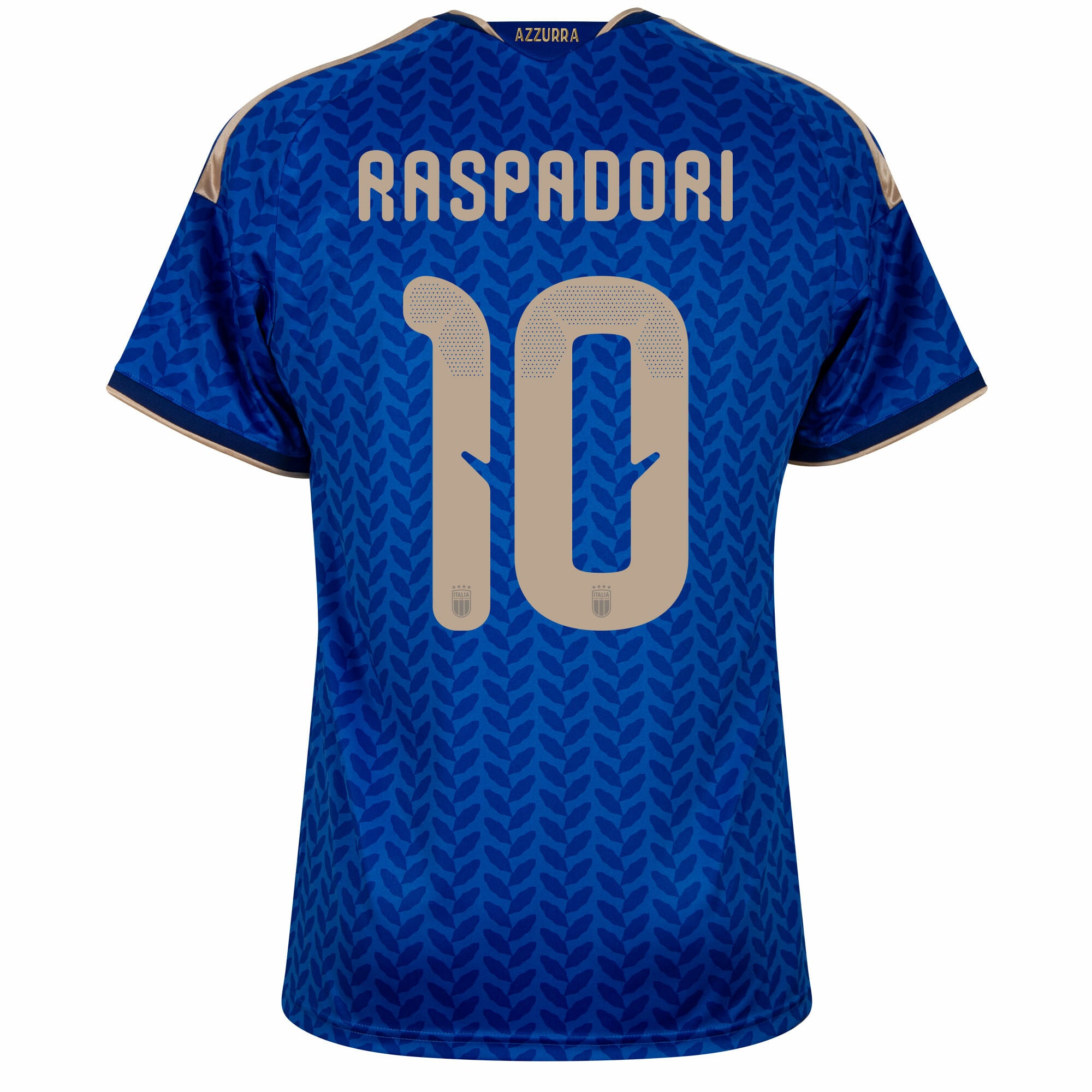 Italy Home Fan Jersey Raspadori 10 Shirt 2026-2027 (Official Printing) 3