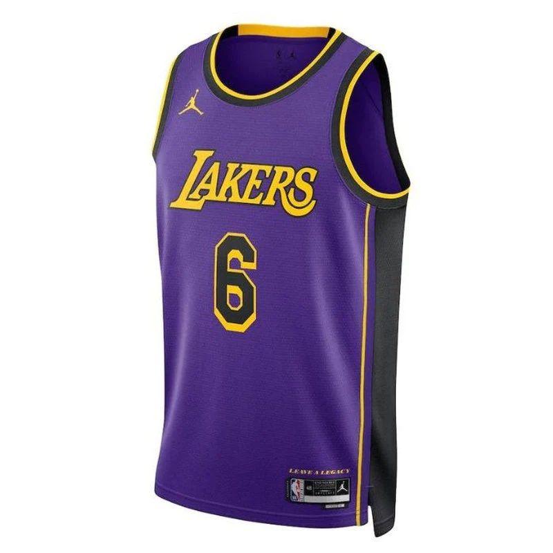 LeBron James Los Angeles Lakers 2023 Statement Edition NBA Jersey – Purple