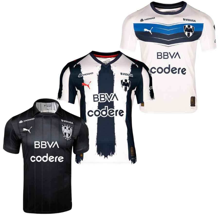 Rayados Monterrey Fan Jersey Home, Away y Third 2025/26 – Kit 3 Fan Jersey