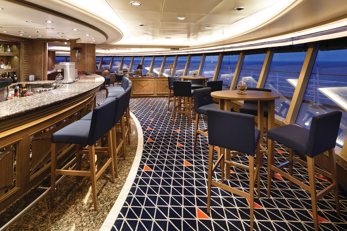 Die Observation Lounge der Silver Spirit