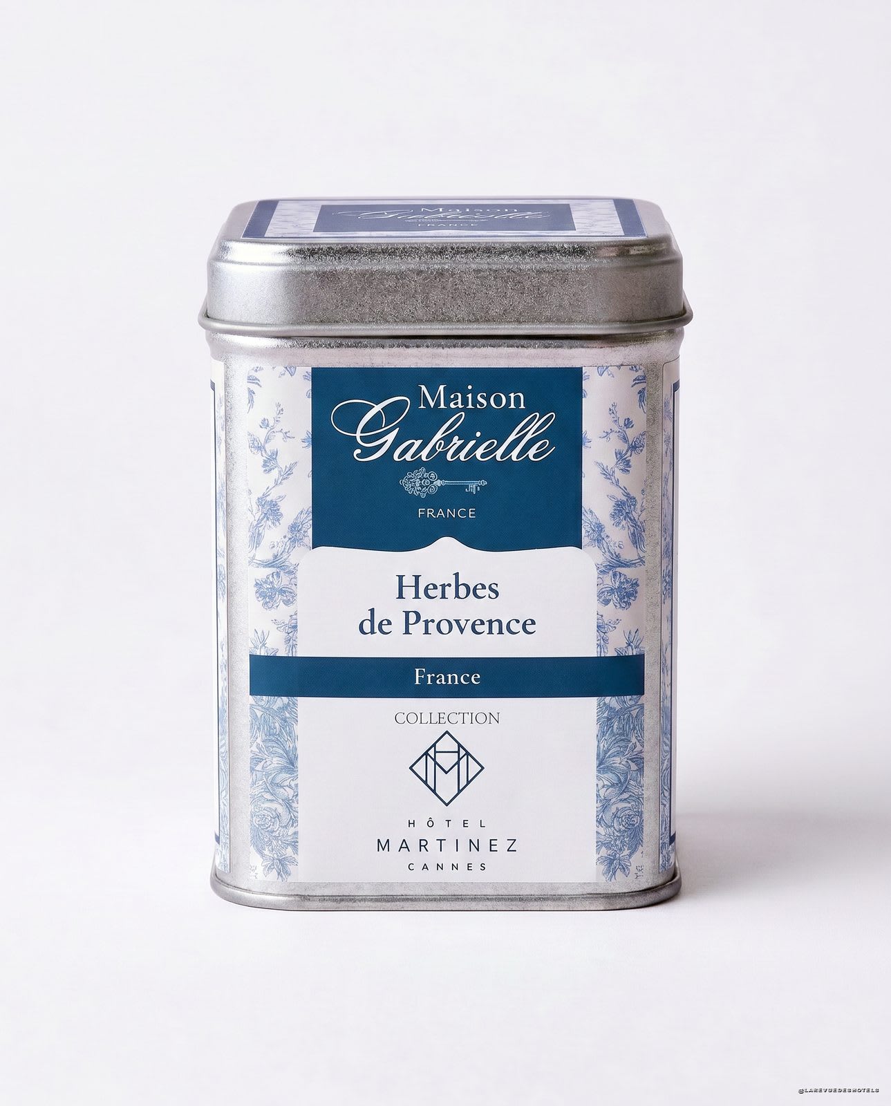 Boîte Herbes de Provence Maison Gabrielle collection Hôtel Martinez Cannes